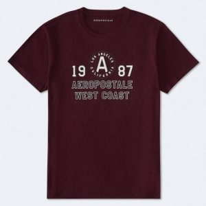 Aeropostale West Coast Graphic Tee - Bloomsberry