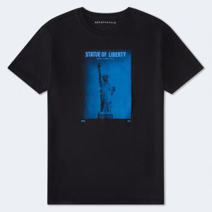 Aero Statue Of Liberty Graphic Tee - Black Fox