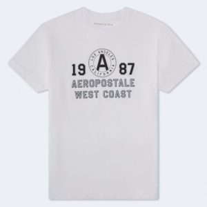 Aeropostale West Coast 1987 Graphic Tee - Bleach