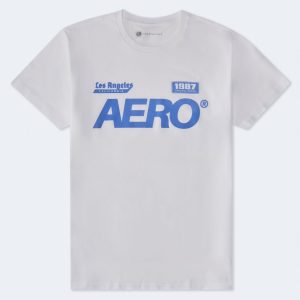 Aero Original Brand Graphic Tee - Bleach