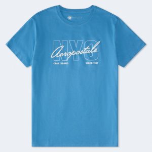 Aeropostale NYC Graphic Tee - Lux Blue