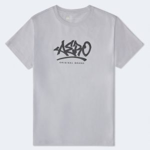 Aero Graffiti Logo Graphic Tee - Grey Vine