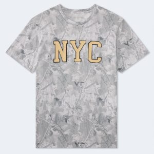 Forest Camo NYC Graphic Tee - Bleach