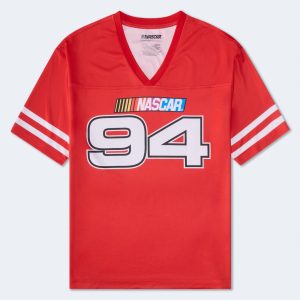 NASCAR #94 V-Neck Mesh Top - Red