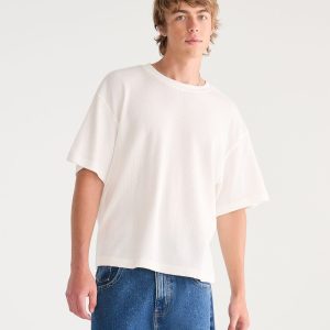 Waffle Crew Tee - Cream