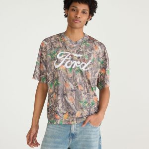 Ford Forest Camo V-Neck Jersey - Garland