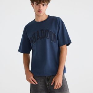 Shadow Stone Graphic Tee - Indigo Ink