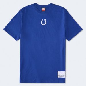 Indianapolis Colts Mini Logo Relaxed Graphic Tee - Navy