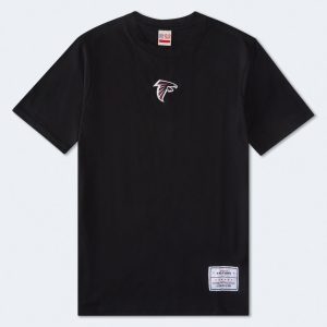Atlanta Falcons Mini Logo Relaxed Graphic Tee - Black