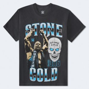 WWE Stone Cold Relaxed Graphic Tee - Black