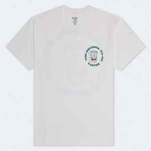 7-Eleven Coffee Relaxed Graphic Tee - White