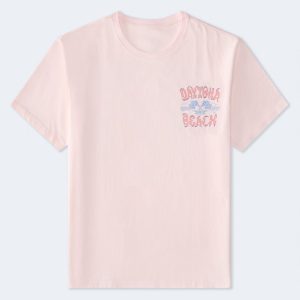 Daytona Beach Relaxed Graphic Tee - Pink