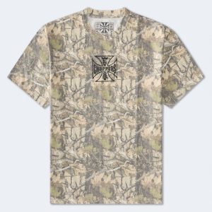West Coast Choppers Forest Camo Graphic Tee - Garland