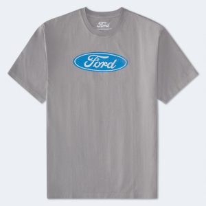 Ford Logo Relaxed Graphic Tee - Grey