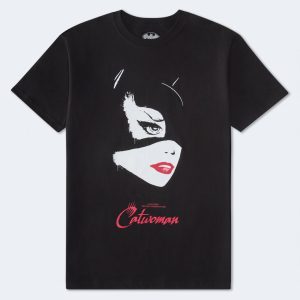 Catwoman Nine Lives Relaxed Graphic Tee - Black