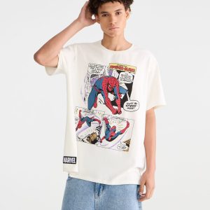 Marvel | Aéropostale Starring Spider-Man Graphic Tee - White