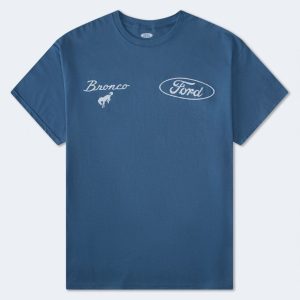Ford Bronco Wild Horse Relaxed Graphic Tee - Navy