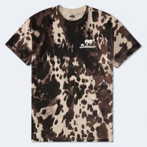 Ford Bronco Cow Print Relaxed Graphic Tee - Brown