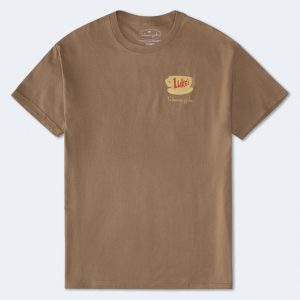 Gilmore Girls Luke's Diner Relaxed Graphic Tee - Brown