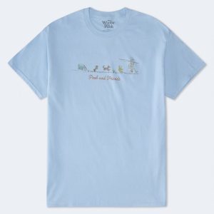 Winnie The Pooh And Friends Relaxed Graphic Tee - Blue