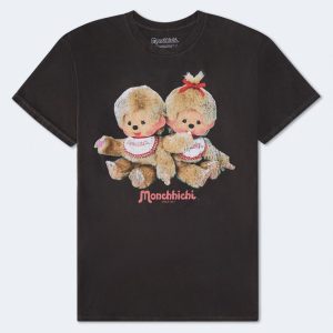 Monchhichi Relaxed Graphic Tee - Black
