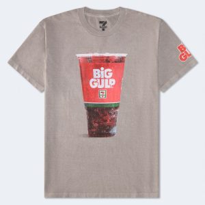 7-Eleven Big Gulp Relaxed Graphic Tee - Grey