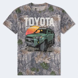 Toyota 4Runner Forest Camo Relaxed Graphic Tee - Garland