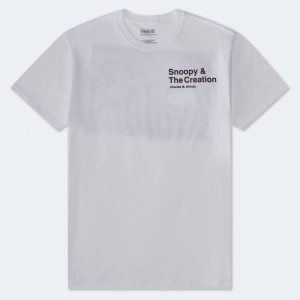 Snoopy The Creation Relaxed Graphic Tee - Cream