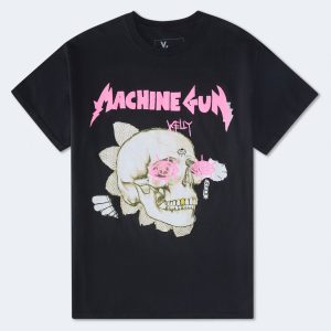 Machine Gun Kelly Skull Relaxed Graphic Tee - Black