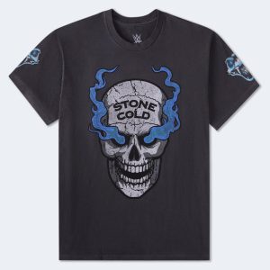 WWE Stone Cold Relaxed Graphic Tee - Black