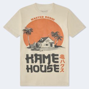 Dragon Ball Z Kame House Relaxed Graphic Tee - Grey