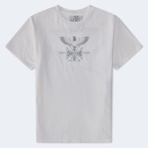 West Coast Choppers Eagle Relaxed Graphic Tee - Deep Ivory