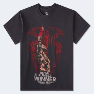 WWE Royal Rumble Relaxed Graphic Tee - Black