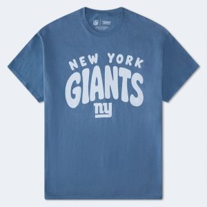 New York Giants Relaxed Graphic Tee - Blue Wish