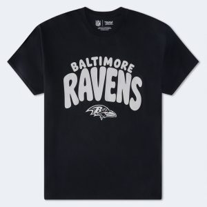 Baltimore Ravens Relaxed Graphic Tee - Black