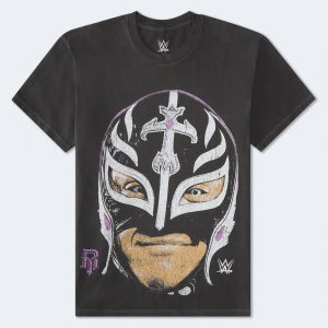 WWE Rey Mysterio Mask Relaxed Graphic Tee - Black