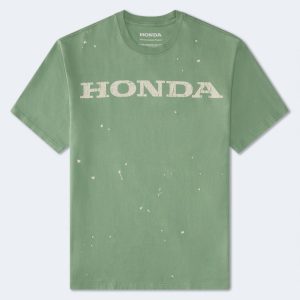 Honda Motocross Racing Relaxed Graphic Tee - Green