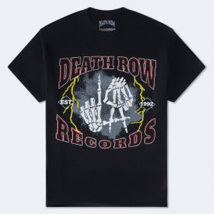 Death Row Records Relaxed Graphic Tee - Black