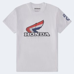 Honda Racing Relaxed Graphic Tee - Cream