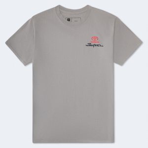 Toyota Supra MK IV Dragon Relaxed Graphic Tee - Grey