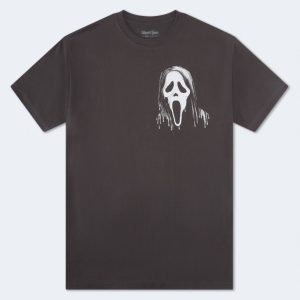 Scream Ghostface Horror Club Relaxed Graphic Tee - Grey