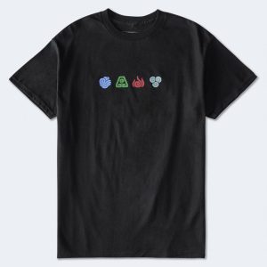 Avatar The Last Airbender Relaxed Graphic Tee - Black