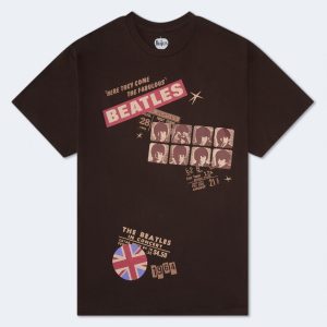 The Beatles In Concert 1964 Relaxed Graphic Tee - Grey