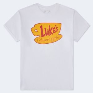 Gilmore Girls Luke's Diner Relaxed Graphic Tee - Cream