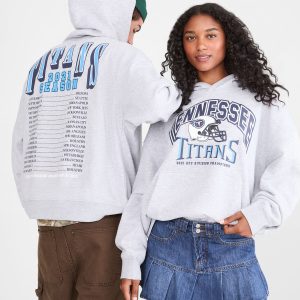 Tennessee Titans 2021 Season Pullover Hoodie - Light Heather Grey