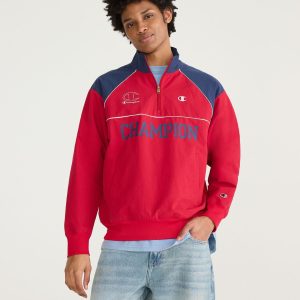 Champion Quarter-Zip Pullover - Red