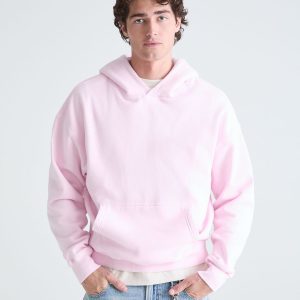 Cloud Soft Boxy Pullover Hoodie - Naturally Pink