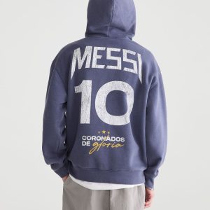 Argentina Messi 10 Pullover Hoodie - Navy