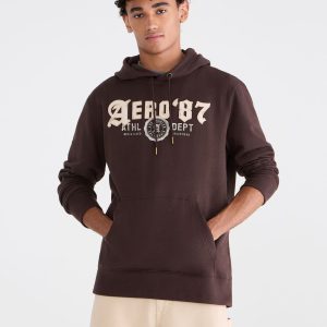 Gothic Aero Heritage Pullover Hoodie - Jaspe Muted Ebony