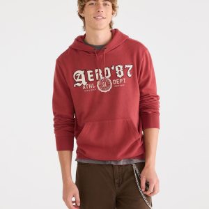 Gothic Aero Heritage Pullover Hoodie - Tawny Port